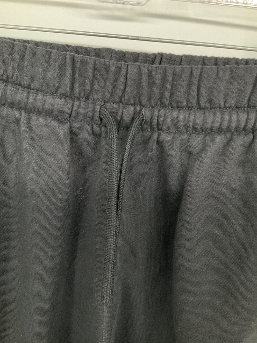 Adidas Essentials 3-Stripes Fleece Loose-Fit Sweatpants, Size Small Black/White - Picture 5 of 8